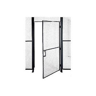 Husky Rack & Wire EZ Wire Mesh Partition Hinged Door - 3'Wx10'H