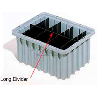 Akro-Mils Short Divider 41220 For Akro-Grid Dividable Grid Containers 33220 Pack Of 6 - Pkg Qty 6