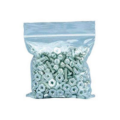 Reclosable Poly Bags, 3"W x 4"L, 2 Mil, Clear, 1000/Pack