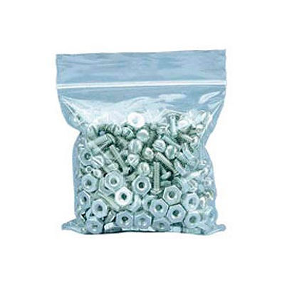 Reclosable Clear Poly Bags 8" W x 10" L , 2 Mil 1000 Case