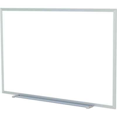 Ghent 60 x 48"H Aluminum Frame Non-Magnetic Whiteboard w/1 Marker and Eraser, Made in USA