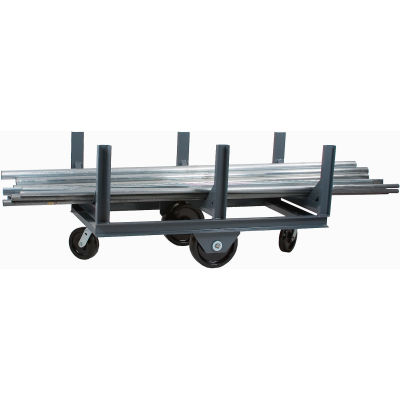 Durham Mfg.® Bar Cradle Truck BCT-2896-10K-95 96"L 10,000 Lb. Capacity