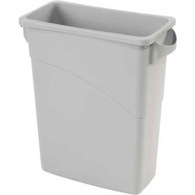 Rubbermaid® Slim Jim® 1971258 Recycling Container, 16 Gallon - Gray ...