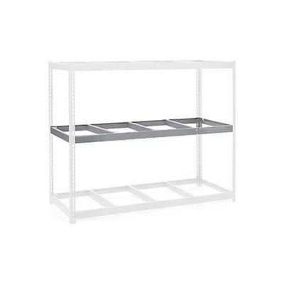 Global Industrial Additional Level For Wide Span Rack 48"Wx48"D No Deck 1200 Lb Capacity, Gray
