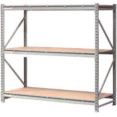 Extra High Capacity Bulk Rack With Wood Decking 96"W x 24"D x 72"H Starter