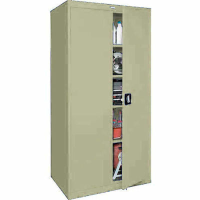 Cabinets Storage Sandusky Elite Series Storage Cabinet Ea4r362472 36x24x72 Putty 506120py Globalindustrial Com