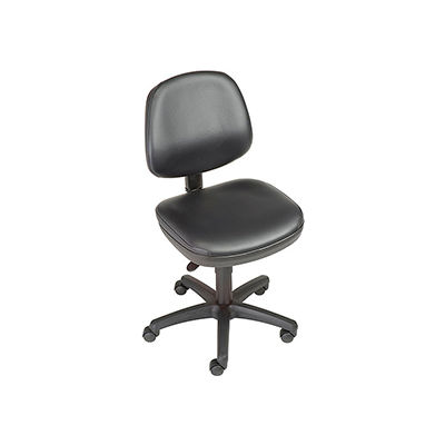 Interion® Antimicrobial Office Chair With Mid Back, Vinyl, Black