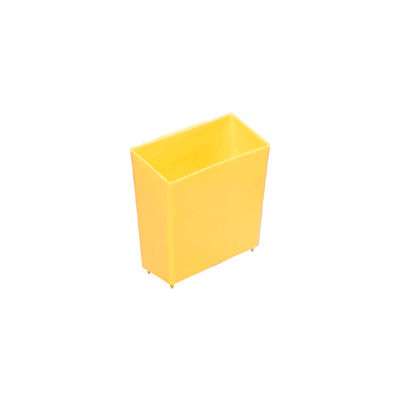 Global Industrial Little Bin For Plastic Bins - 4 x 2 x 4 Yellow - Pkg Qty 50