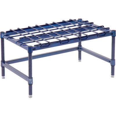 Nexel® Poly-Z-Brite® Stationary Dunnage Rack 30"W x 18"D x 14"H