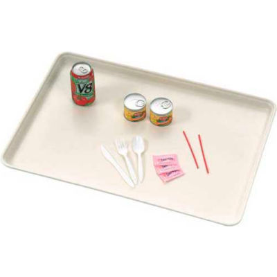 MFG Fiberglass 26 x 18 Component & Food Service Tray, Off-White - Pkg Qty 12