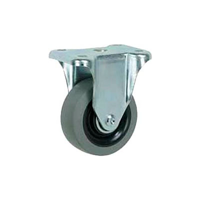 Faultless Rigid Plate Caster 3491-6 6" TPR Wheel