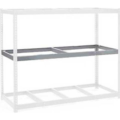 Global Industrial Additional Level For Wide Span Rack 72"W x 30"D No Deck 900 Lb Capacity, Gry