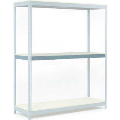 Global Industrial Additional Level For Wide Span Rack 96"Wx24"D Wood Deck 800 Lb Capacity, GRY