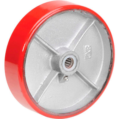 8" x 2" Polyurethane Wheel - Axle Size 3/4"