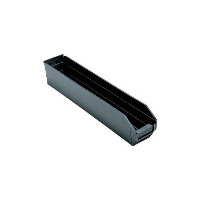 Recycled Nesting Storage Shelf Bin QSB105BR 4-1/8"W x 23-5/8"D x 4"H - Pkg Qty 16