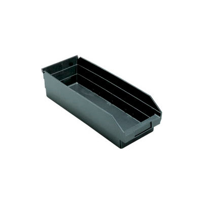Recycled Nesting Storage Shelf Bin QSB114BR 8-3/8"W x 23-5/8"D x 4"H - Pkg Qty 6