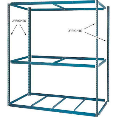 8' High Gray Angle Post Set of 4