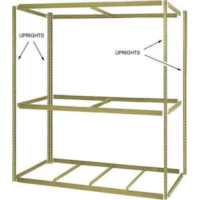 8' High Tan Angle Post Set of 4