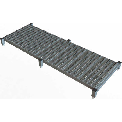 71 X 24 Inch Adjustable Height Steel Work Platform - 9"H To 14"H - WLOS971242