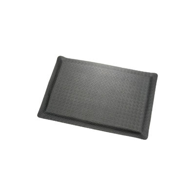 Diamond Plate Ergonomic Mat 15/16" Thick 36"W Cut Length 1Ft Up To 75Ft, Black