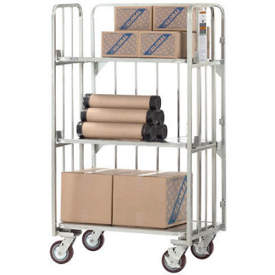 Best Value Folding Truck with Solid Tilting Shelves 2000 Lb. Capacity