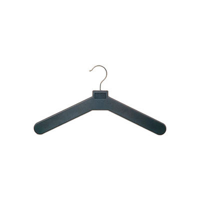 Molded Charcoal Gray Plastic Hangers 6 Per Package
