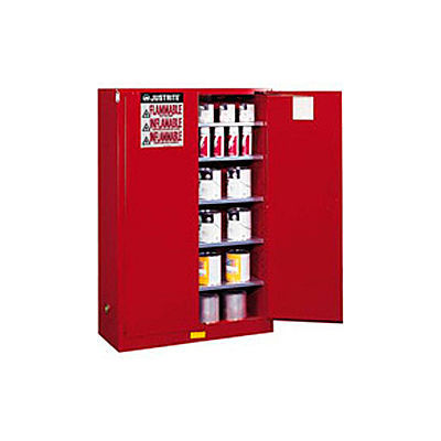 Paint & Ink Cabinet Self Close Double Doors Vertical Storage