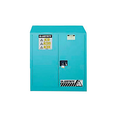 Acid Corrosive Cabinet Self Close Bifold Doors Vertical Storage