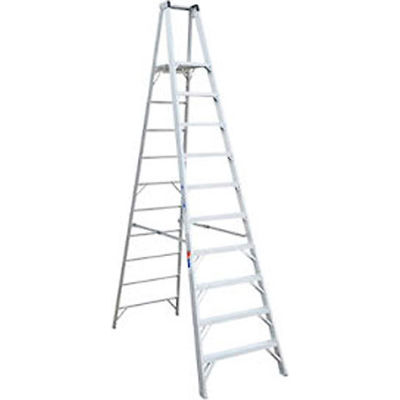 Ladders | Aluminum Step Ladders | Werner 10' Type 1AA Aluminum Platform ...