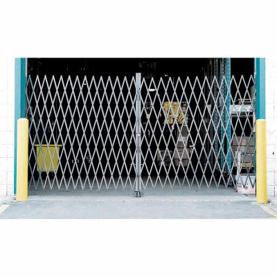 Double Folding Security Gate 16'W x 8'H