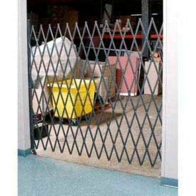Single Folding Security Gate 5-1/2'W x 5'H