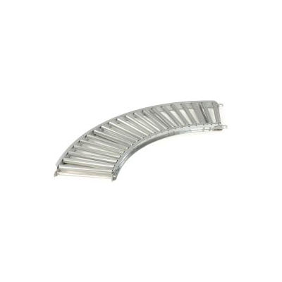 Omni Metalcraft 1.9" Dia. Steel Roller Conveyor Curved Section GPHC1.9X16-24-3-90
