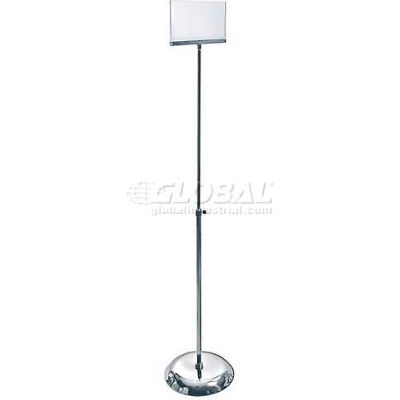 Global Approved 300830 Clear Acrylic Sign Holder W/ Stand, 7" x 5.5", Plastic ,1 Piece