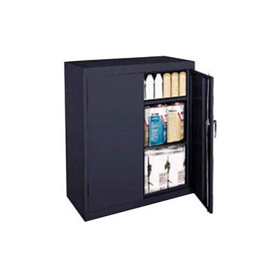 Sandusky Classic Series Counter Height Storage Cabinet CA21361842-09 - 36x18x42 Black