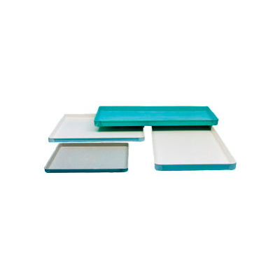 Molded Fiberglass Toteline Conveyor/Assembly Tray 332008-26"Lx18"Wx1-1/8"H, Green - Pkg Qty 12