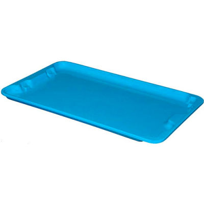 Molded Fiberglass Toteline Nest and Stack Lid 780518 - 24-1/4" x 14-3/4", Blue - Pkg Qty 10