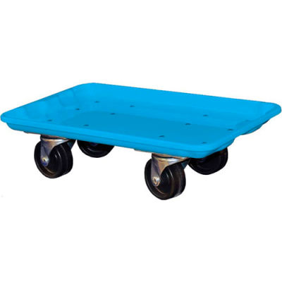 Molded Fiberglass Toteline Dolly 780238 for 17-7/8" x10"-5/8" x 5" Tote, Blue