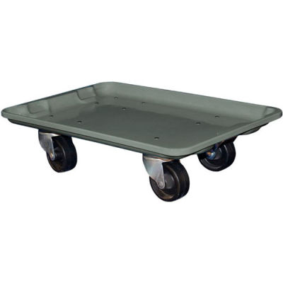 Molded Fiberglass Toteline Dolly 780338 for 19-3/4" x 12-1/2" x 6" Tote, Gray