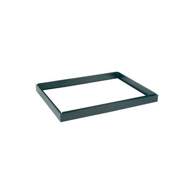Interion® Flat File 53 Inch 5 Drawer Closed Base Black