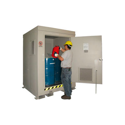 Outdoor Hazardous Chemical Storage Building - 4 Drum