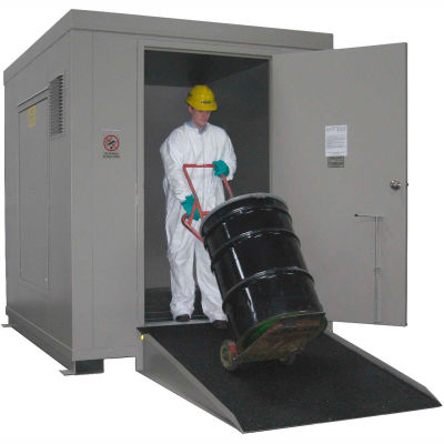 Outdoor Hazardous Chemical Storage Building - 12 Drum