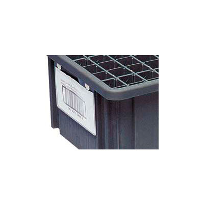 Quantum Conductive Dividable Grid Container Label Holder LBL2X8CO - 8x2 Sold Pack Of 6
