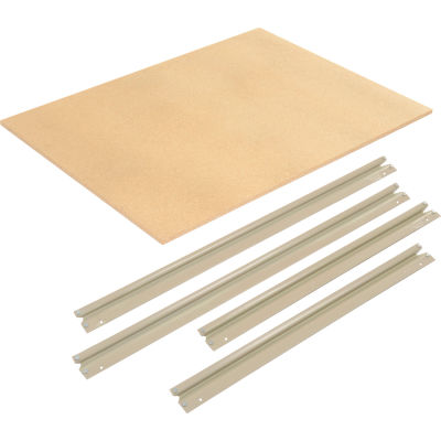 Global Industrial™ Additional Level For 48"W x 48"D High Capacity Rack Wood Deck - Tan