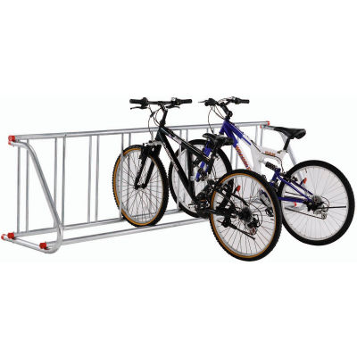 Grid Bike Rack, 9-Bike, Single Sided, Powder Coated Steel