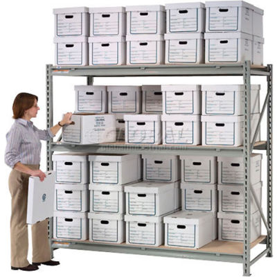 Global Industrial™ Record Storage Rack Starter 60"W x 36"D x 72"H