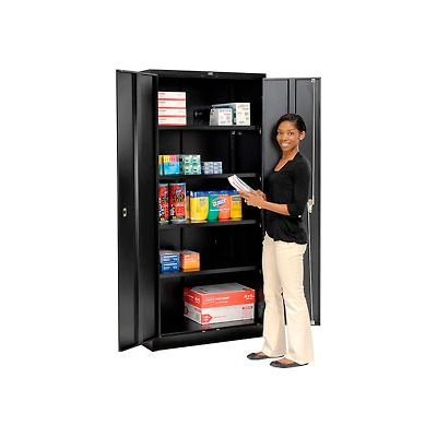 Global Industrial™ Storage Cabinet Assembled 36x18x78 Black