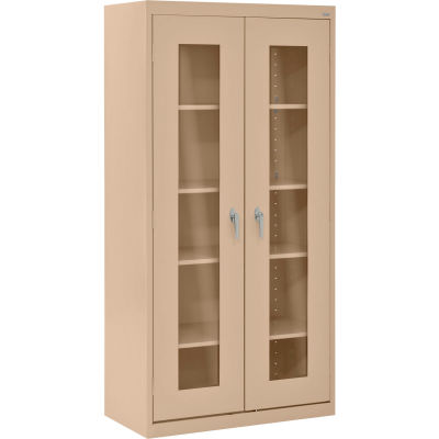 Cabinets | See Thru Door | Sandusky Clear View Storage ...