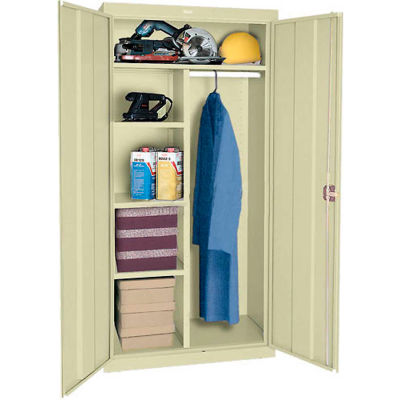 Sandusky Classic Series Combination Storage Cabinet CAC1362472 - 36x24x72, Putty