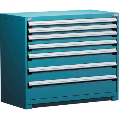 Rousseau Modular Storage Drawer Cabinet 48x24x40, 7 Drawers (4 Sizes) w ...