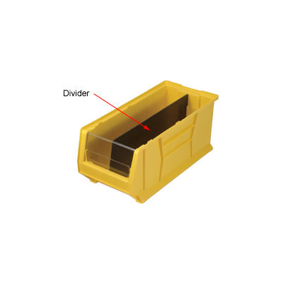 Quantum Divider DUS955 For Hulk Stacking Bins QUS955, QUS965, 18-1/4 x 23-7/8 x 12, Price Pkg of 1